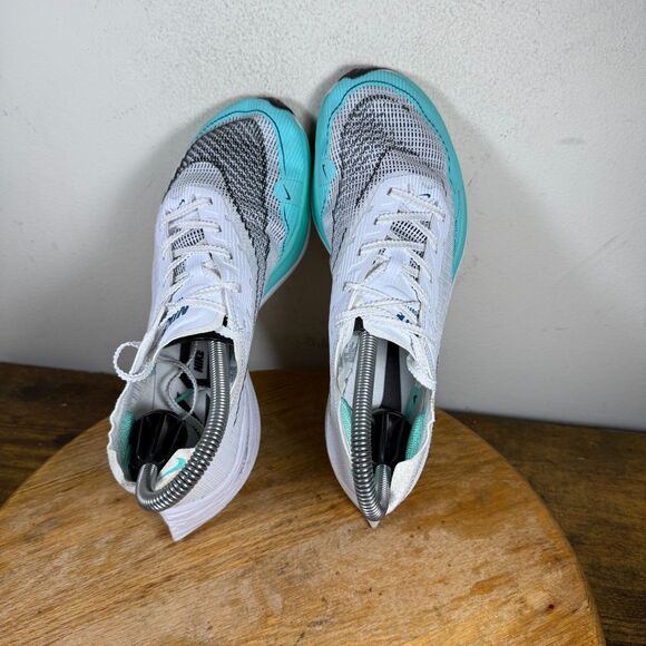 Nike ZoomX Vaporfly Next% 2 Women's Size 7 Shoe White Aurora Green CU4123-101 - Picture 4 of 9